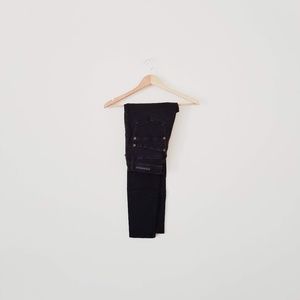 ROCK & REPUBLIC Black Kashmiere Denim Leggings, 12